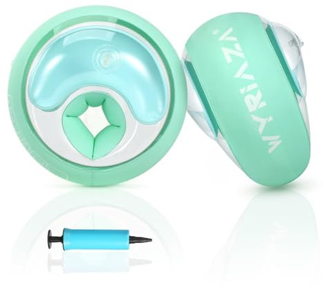 WYRIAZA Manguitos Piscina Niño, Manguitos Bebe con 3 Airbags Independientes | Manguitos 1-3 Años, 6-20Kgs (XS, Verde)