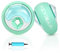 WYRIAZA Manguitos Piscina Niño, Manguitos Bebe con 3 Airbags Independientes | Manguitos 1-3 Años, 6-20Kgs (XS, Verde)