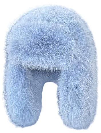 Winter Trooper Mütze Weiche Warme Ohrenschutz Beanies Bombers Hut Winter Skifahren Kappe Outdoor Kälteschutz, bl, M