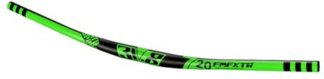 YLME 780mm Mountainbike-Lenker, Aluminiumlegierung 31,8 Mm MTB-Lenker, Schwalbenförmiger Fahrradlenkerfür BMX Mountain Road Cycling,Grün,780mm