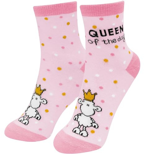 Sheepworld Zaubersocken Frauen mit Motivdruck | Damensocken, Größe 36-40, figürlich gepresst | lustiges Geschenk, Kollegin, Freundin