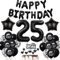 Deko 25. Geburtstag Mann Schwarz Tortendeko 25 Geburtstag Frau Luftballons 25. Geburtstag Schwarz Party Ballons 25 Geburtstag Dekoration Schwarz Geburtstagsdeko 25 Jahre Mann Deko Schwarze