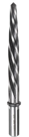 QUARKZMAN Konische Reibahle 12.5 mm, M2 HSS Spiralnuten-Brückenreibahle mit 1/2 Schaft zum Reiben von Metalllegierungen, Aluminium, Holz und Kunststofflöchern
