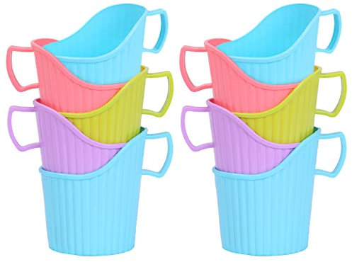 10-Piece Portable Paper Cup Holder with Handle: Insulated Cup Holder for Coffee & Drinks