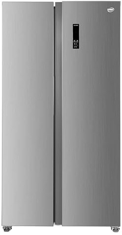 Daya DFA550NV2XE0, frigorifero side by side, classe E, kitchen slim (profondo 60 cm), real total no frost, total inox, display LCD touch, funzione eco, freezing, cooling