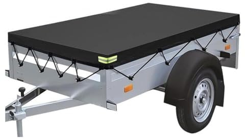 QINGYIWL Lona para Remolque 214×122×13 cm, Lona Remolque con Cuerda de Lona Y Bandas Reflectantes, Lona Cubre Remolque para Varios Modelos de Remolques de Automóviles