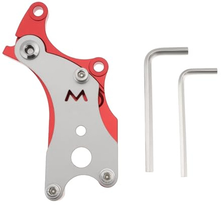 OTOTEC Fahrrad-Scheibenbremsen-Umbauadapter-Konverter-Kit mit 4 Mm 5 Mm Schraubenschlüssel Rot