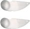 Ipetboom 2 pezzi Cucchiaio Pelapatate Kiwi Acciaio Inossidabile Set da Utensile per Sbucciare e Scavare Frutta per Kiwi Pesche e