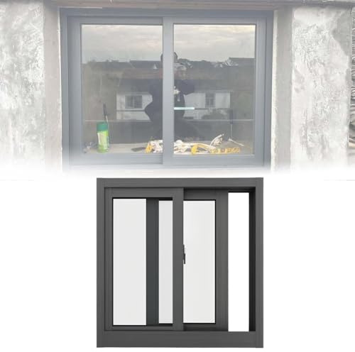 Finestra A Filo Muro In Vetro, Finestre Di Ricambio Capannoni E Scantinati Bocchetta Di Ventilazione Bagno E Mansarda Con Maniglie Bloccabili, Adatta Anche Scantinati E Pollai.(50x80 cm)