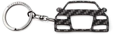 BlackStuff Porte-Clés En Fibre De Carbone Compatible Avec A6 S6 RS6 C6 4F 2004-2011 Voiture