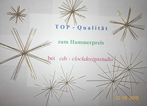 Perlensterne Bastelset 24-teilig Perlen Sterne Deko Weihnachten Drahtsterne Basteln
