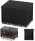 Housse de Protection de Meuble, 420D Bache Salon de Jardin, Housse de Table Extérieur Étanche Tissu Oxford Imperméable, Résistance au Vent, Anti-UV (125x125x74cm)