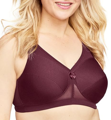 Glamorise Damen-BH 1005, Wein, 42G UK
