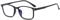 Suertree Blaulichtfilter Distanz Brille Leichte Kurzsichtige Brille Mode Myopia Brillen für Damen Herren Schwarz -1.0 Dioptrien