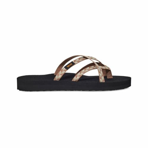 Teva Damen W Olowahu Flipflop, Retro Geometric NEUTRAL, 41 EU