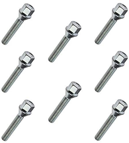 8X Radschrauben Radbolzen M12x1,25 60mm Kegelbund Kegel SW17 Längenauswahl