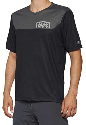 100% AIRMATIC Short-Sleeved Jersey Grey/Midnight - S