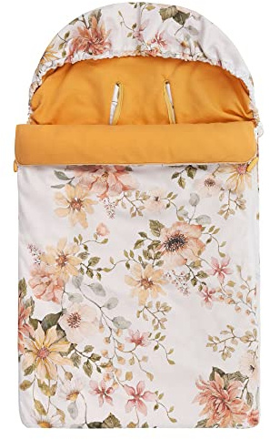 Sevira Kids - Universal-Fußsack aus Baumwoll-Satin, Vintage, mehrfarbig, Dès la Naissance - 12 mois