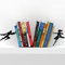Artori Design Support de Livre Durable, Support d'étagère en métal caché, Porte-Livre décoratif pour la Maison, Cadeau pour Les Amateurs de Livres et décoration d'intérieur (Super-héroïne)