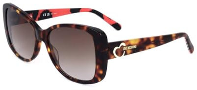 Sonnenbrillen Love Moschino MOL054/S GCR HAVANA RED BLACK PATTERN 56/17/140 Damen