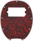 9 Löcher Jazz Bass Pickguard 5 Saiten Bass Plastik Schlagbrett Saiteninstrumententeile, Bässe Schlagbrett kompatibel mit MM Stingray 4-Saiten-Bassgitarre