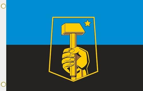 U24 Flagge Fahne Donezk (Ukraine) 90 x 150 cm