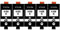 Happy Printer 5 Druckerpatronen kompatibel mit HP 920 XL 920XL HP920XL C2N92AE schwarz passend für HP OfficeJet 6000 6500 6500a 6500a Plus 7000 7500a