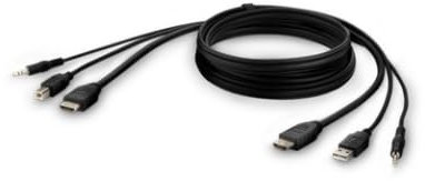 Belkin Secure KVM Combo Cable - Video- U
