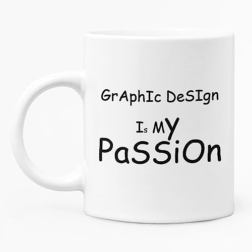 McMug - Graphic Design is My Passion - Mug, Ceramic, 11fl.oz.