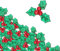 Rumyve 100pcs Artificial Holly Leaves,Triple Leaf Holly Berries Embellishments,Mini Red and Green Holly Leaf for Crafts,Christmas Wreaths,Cake Decoration,Gift Boxes,Card Making