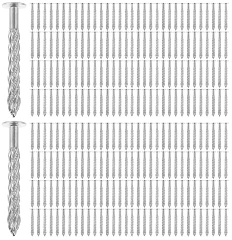 Angoily Carpet Trim Nails Carpet Fasteners Stainless Steel Expansion Nails 100pcs Set