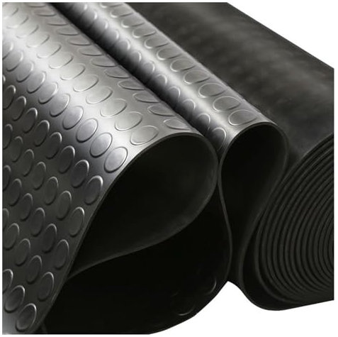 Gummimatte, Garagenbodenmatten, Garagenpolster, 3 mm dick, schwarzer Garagenboden, PVC-Garagenmatten for unter dem Auto, 1/1,2/1,5 m breiter Bodenläufer und Schutz for Harte Böden (Color : 3mm Thick