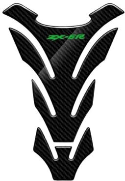 Tankpad Tankschutz 3D Carbon Fiber Motorrad Kraftstoff Tank Pad Abdeckung Schutz Aufkleber Aufkleber Für Kawasaki ZX6R ZX-6R ZX 6R
