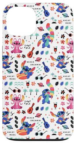 Disney Stitch and Angel Vacay Mode Print Case for iPhone 13