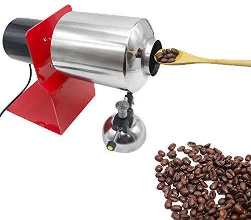 Tostador Rotatorio De Granos De Café, Tostador De Granos De Café Eléctrico Doméstico De 10-15 Minutos, Tostado Al Fuego Recto, Adecuado para Tostado Doméstico, Comercial Y De Muestras