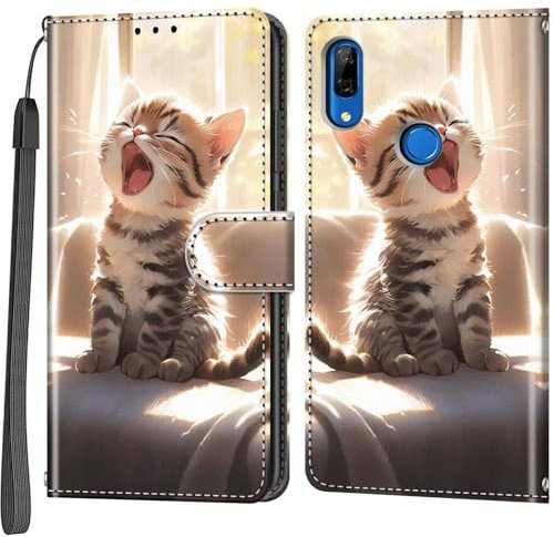 Cover per Huawei P Smart Z / Y9 Prime 2019 / Enjoy 10 Plus, Flip Cover Pelle Portafoglio Custodia Compatibile Huawei P Smart Z / Y9 Prime 2019 / Enjoy 10 Plus/Honor 9X / Honor 9X pro