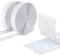 ARMIZ Hook and Loop Tape Self Adhesive, Extra Strong, 5m Sticky Back Fastening Tape, 50 mm Wide, Double-Sided Strip Tape (White)