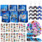 Gaming Party Bag Fillers 96PCS Video Game Party Favours Black Party Bags Keychain Luminous Tattoo Sticker Silicone Bracelet Stamps Gamer Birthday Party Supplies Pinata Goodie Bag Fillers for Kids Boys