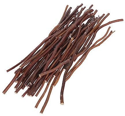 VILLCASE 120 Stk Zweig künstlicher Buchsbaum Fälschung Mini Birkenstäbchen zum Dekorieren Handwerk Stöcke machen rustikale home decor handwerkskunst äste DIY-Versorgung Holzstabdekor Coffee