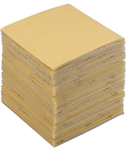 Shineboc 18 Stück Schleifschwamm, 150/180/240/320/400/800 Körnung 6 Verschiedene Schleifschwämme Waschbar und Wiederverwendbar Schleifpads Geeignet zum Polieren von Verschiedenen Materialien