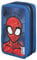 Scooli - Tripledecker Spider Man - Gefülltes Schüleretui mit hochwertigen Stiften & Zubehör - Ideal für Schule, Freizeit und unterwegs - ab 6 Jahren