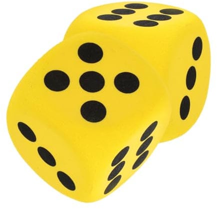 HEMOTON 2stücke Spielwürfel Groß Aus Eva-Schaumstoff Für Klassenzimmer Partyspiele Interaktives Lernen Kinderspiele Aktivitäten Sicheres Design Abgerundete Ecken