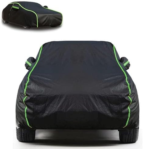 XMYAN Waterproof Car Cover for 𝖬𝗂𝗇𝗂 classic 1997-2000, Breathable Rain Sun UV Dust Protection with Zipper Anti-scratch, Dust-proof Close Fitting Outdoor Full car Cover with Storage Bag(Black)