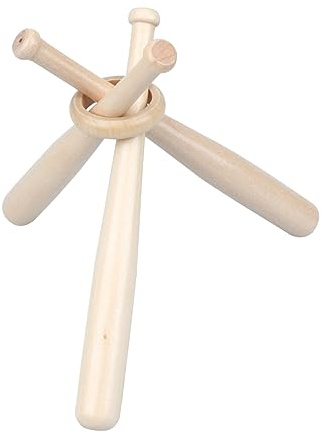 TOGEVAL Kleiner Baseballschläger Holz Displayhalter Ständer Halterung Ohne Ball Für Sport Und Heim Dekoration