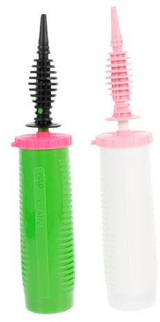 POPETPOP 2piezas Bomba Para Globos De Plástico Inflador Portátil De Aire Versátil Manuales Suministros Para Fiestas Para Inflar Globos De Agua Aire