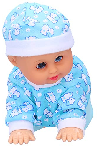 Fdit Intelligentes Lachendes Babypuppen-Simulationsspielzeug, Ideal für Kleine Mädchen, Sprech- und Krabbelfunktionen, ab 3 Jahren (#2)