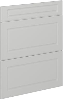 Vicco Küchenfront R-Line, Weiß Landhaus, 59.6 x 70.4 cm | Möbelfront für den Schubladenunterschrank, passend für R-Line Küchenschränke zur einfachen Montage