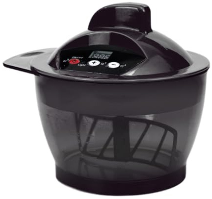 Yunmeryker Electric Mixing Bowl, Coloring Cup, Hair Dyeing Bowl, Automatic Paste Mixing Function, USB for Barber Shops And Home Use, Black