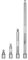 Capri Tools 182623 3/8-Inch Drive Wobble Extension Bar Set, 4-Piece (1-2400)
