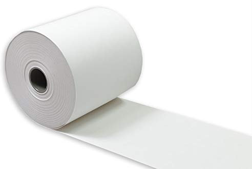 50 Stck. Kassenrollen/Normalpapier unbedruckt 57mm x 40m x 12mm [ØRolle 65mm] Drucker schonend 60g/m2